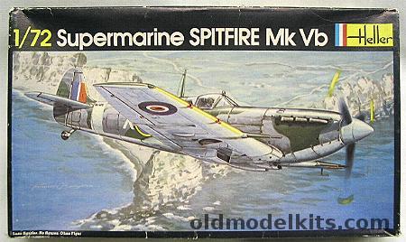 Heller 1/72 Supermarine Spitfire Mk Vb - Regular or Tropical, 281 plastic model kit